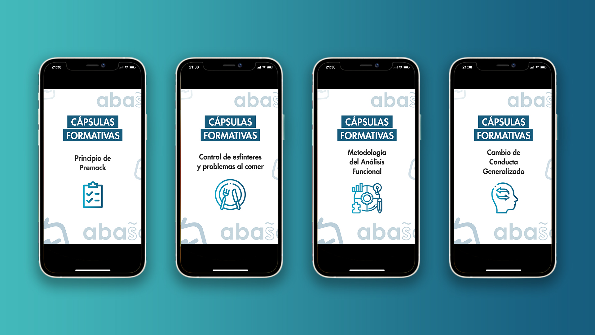 Mockup de algunas portadas de IGTV: Cápsulas formativas