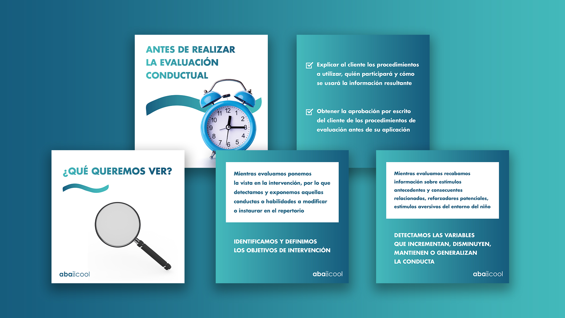 Creatividades de un carrusel en Instagram