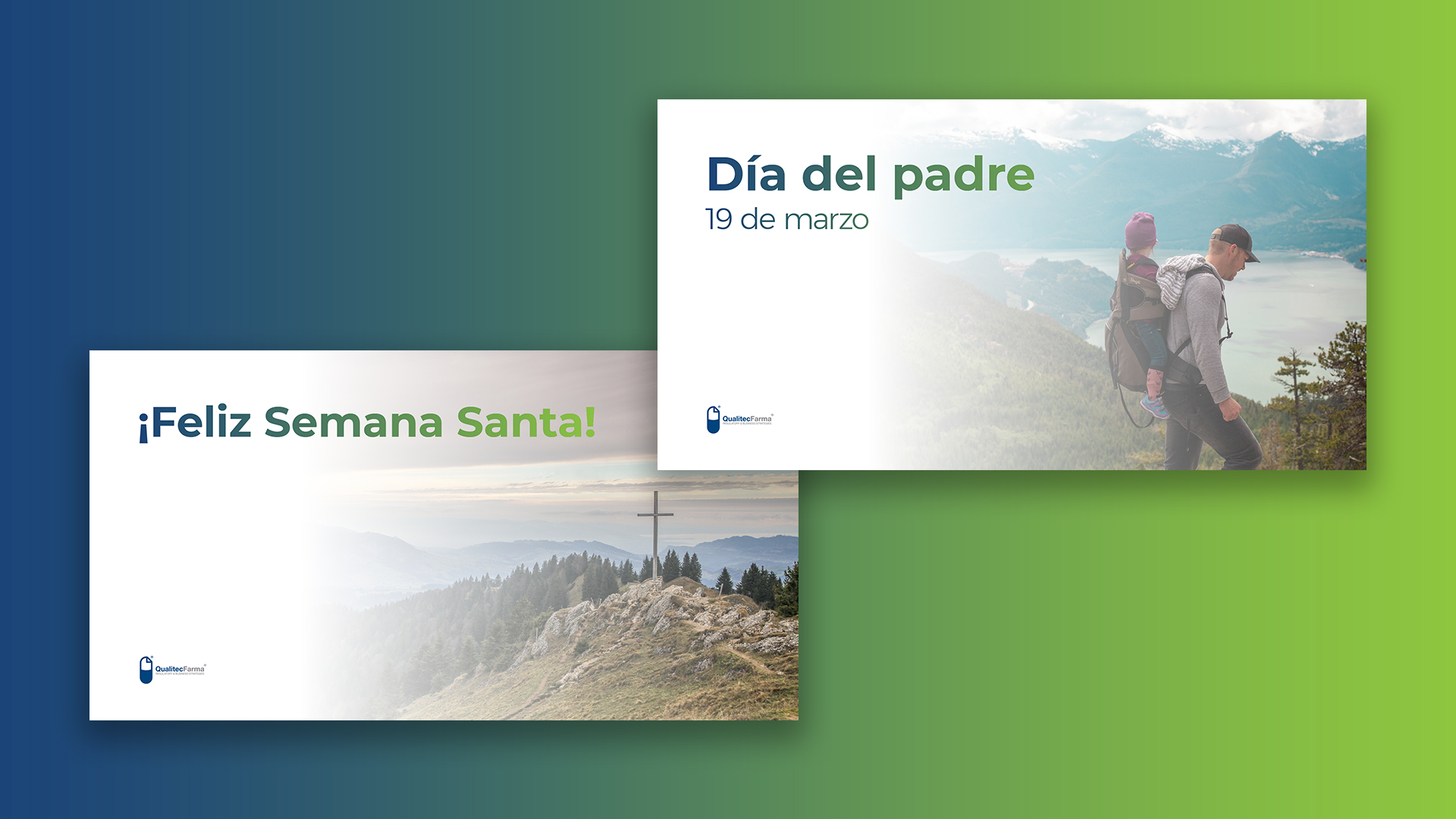 Creatividades para felicitar días especiales y festividades