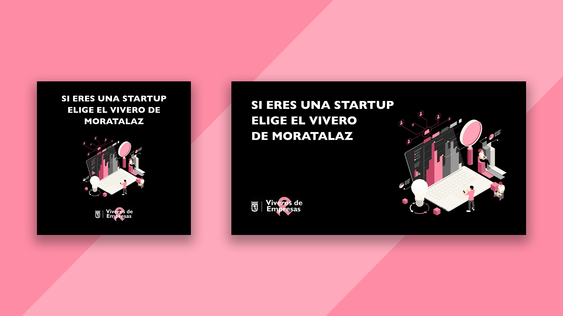 Creatividad para RRSS incentivando la unión de nuevas empresas al vivero