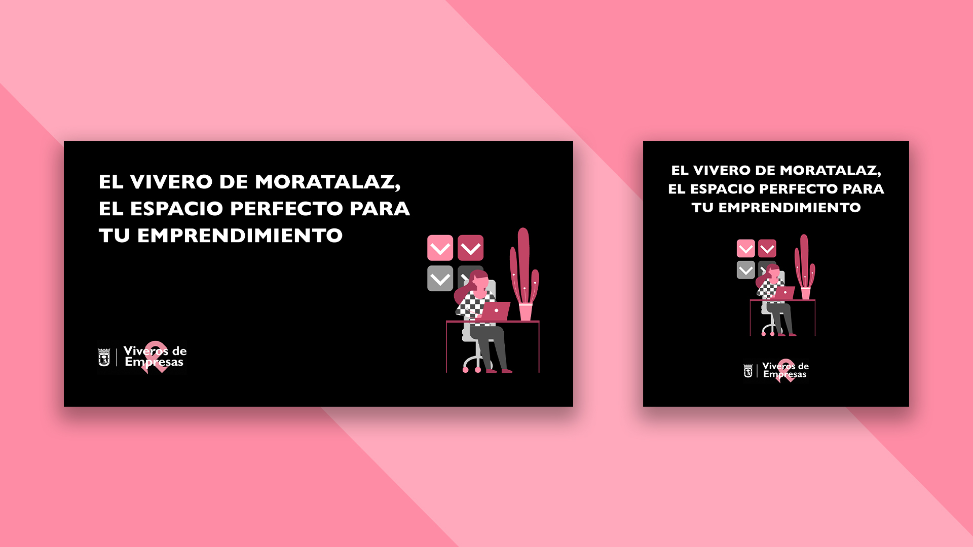 Creatividad para RRSS incentivando la unión de nuevas empresas al vivero