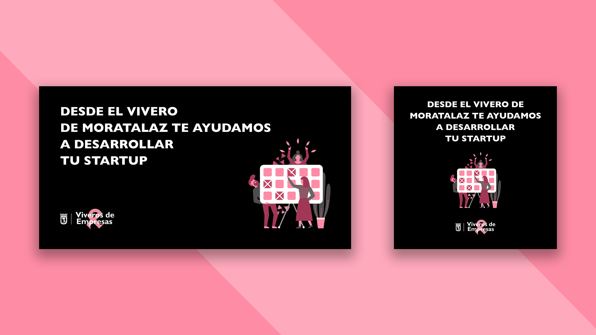 Creatividad para RRSS incentivando la unión de nuevas empresas al vivero